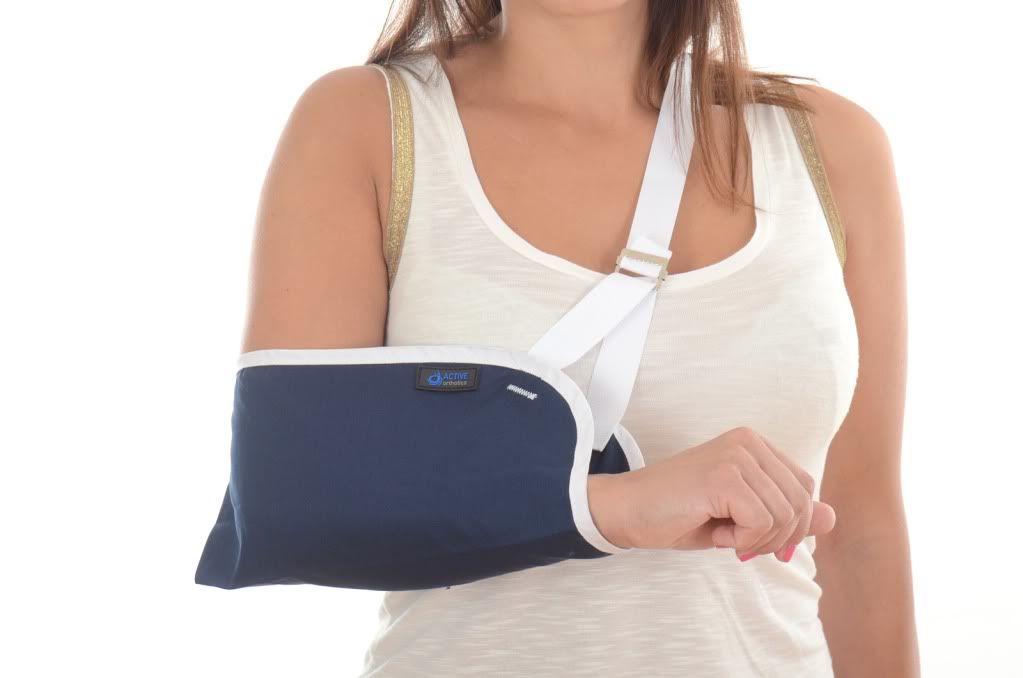 Active Orthotics lightweight Cotton Arm Sling with Dring Adjustment