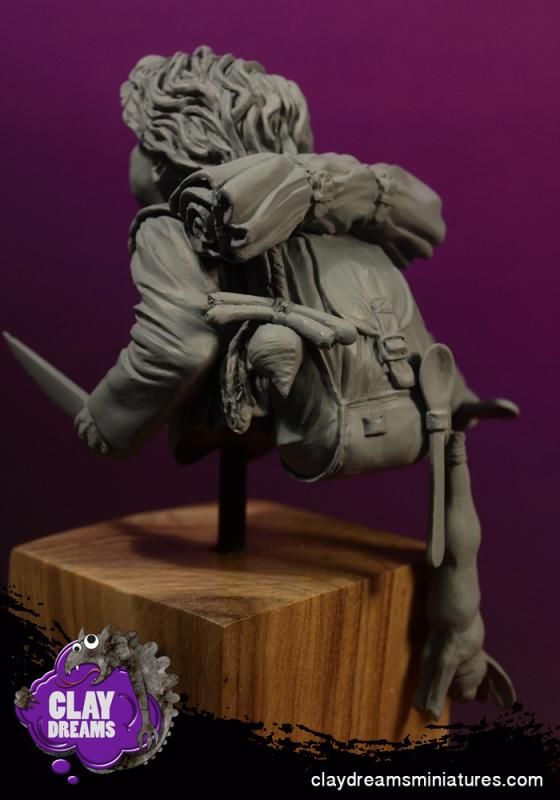 Alone in the forest (Clay Dreams Bust) Miniatures